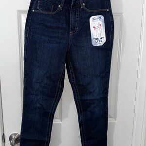 Seven7 Women's Dark Blue Skinny Jeans